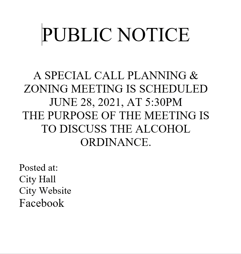 Public Notice